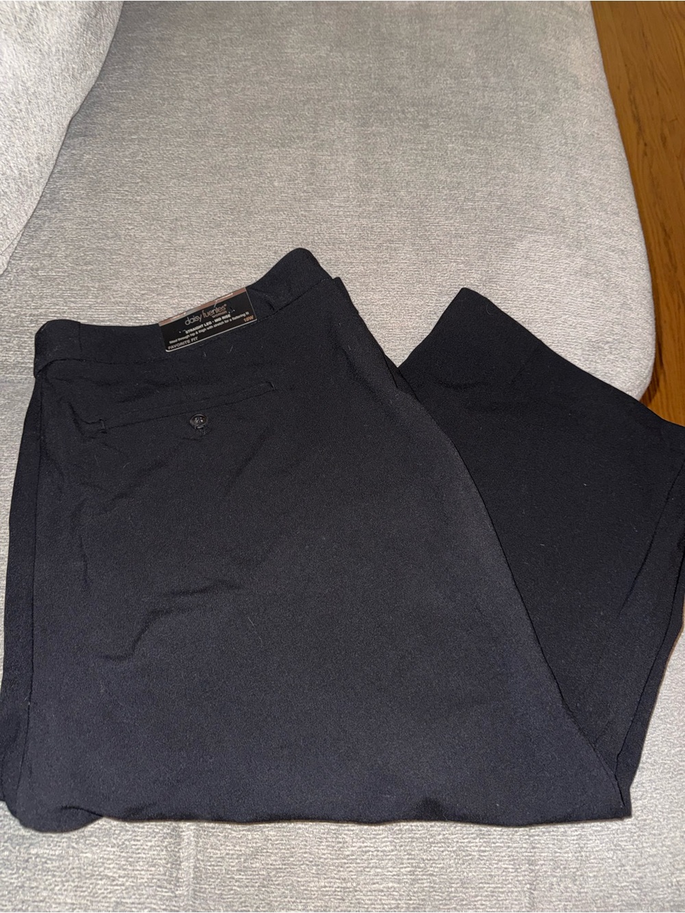 Daisy Fuentes Black Men’s Dress Pants